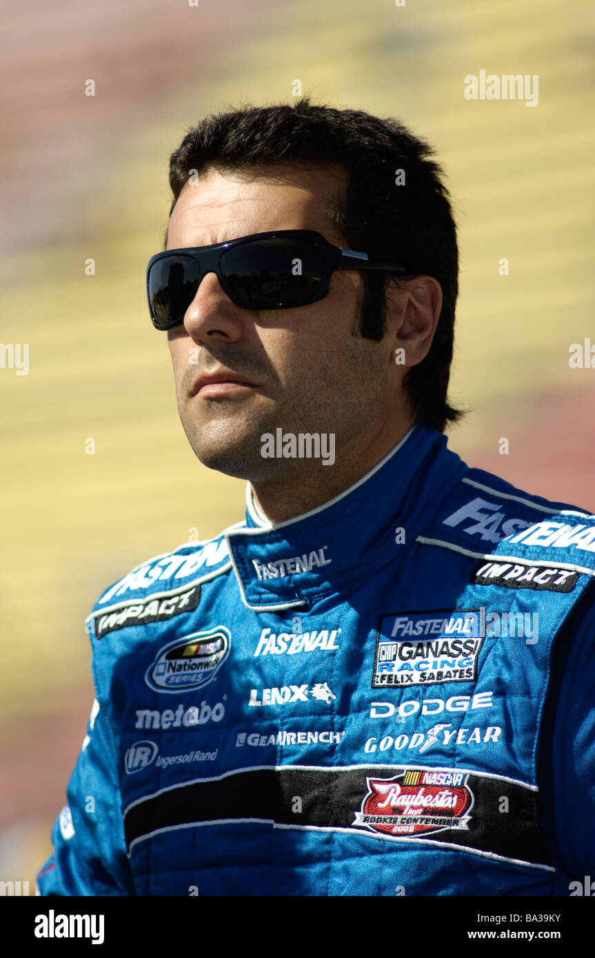 Dario Franchitti a 3M Performance 400 a Michigan International Speedway, 2008. Foto Stock