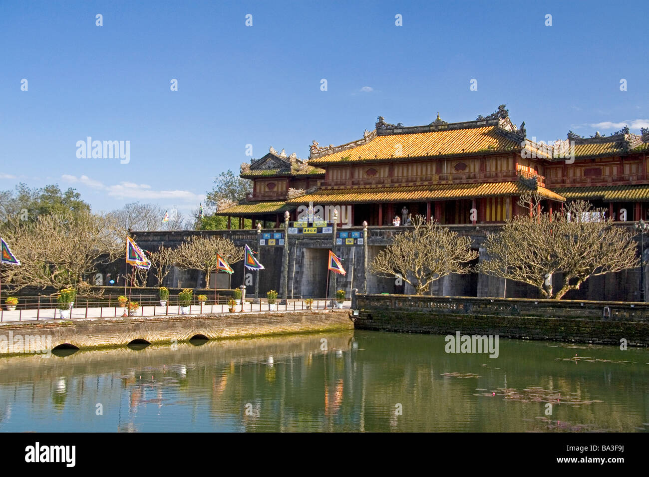 La cittadella imperiale di Hue Vietnam Foto Stock