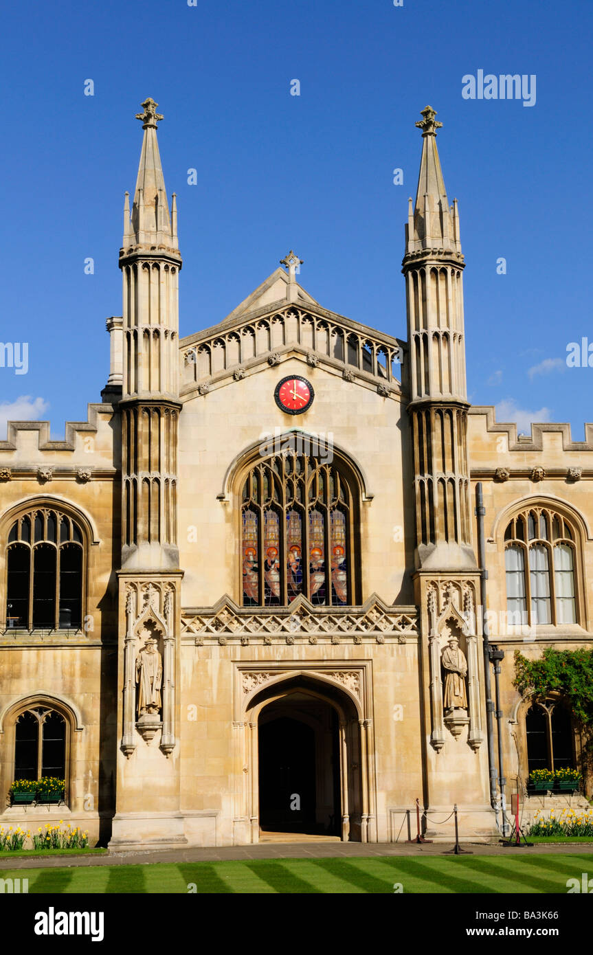 Il Corpus Christi College Chapel, Cambridge, Inghilterra, Regno Unito Foto Stock