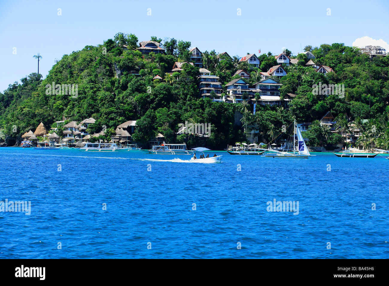 Tempo libero e tranquilla isola la vita Foto Stock