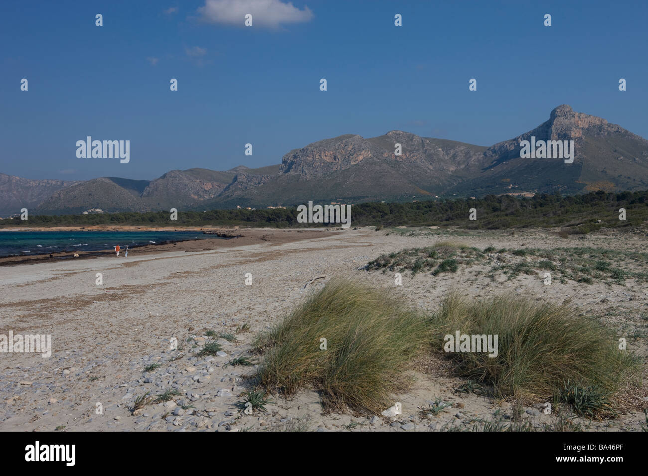 Son Serra de Marina Beach in Mallorca Spagna Spain Foto Stock