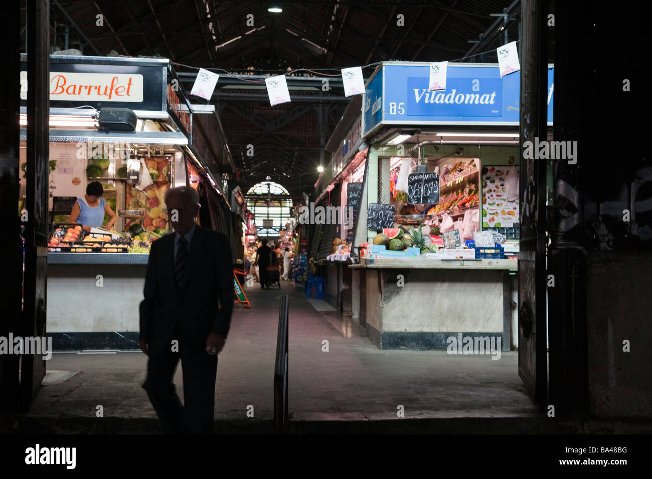 Il mercato di Sant Antoni sono raggiungibili città di Barcellona commnunity autonoma di Catalogna nord-est della Spagna Foto Stock