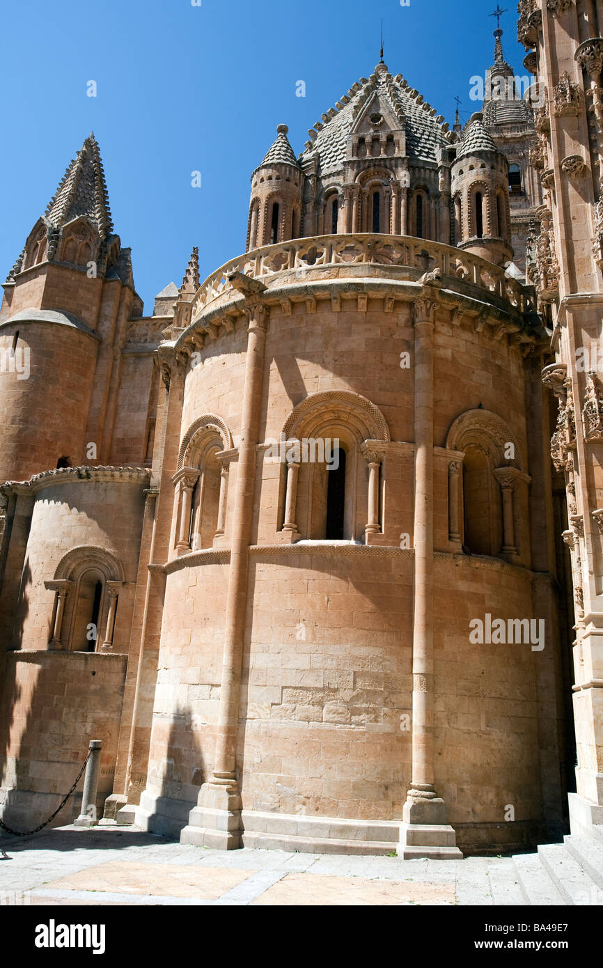 Vecchia cattedrale in stile romanico città di Salamanca comunità autonoma di Castiglia e Leon Spagna Foto Stock