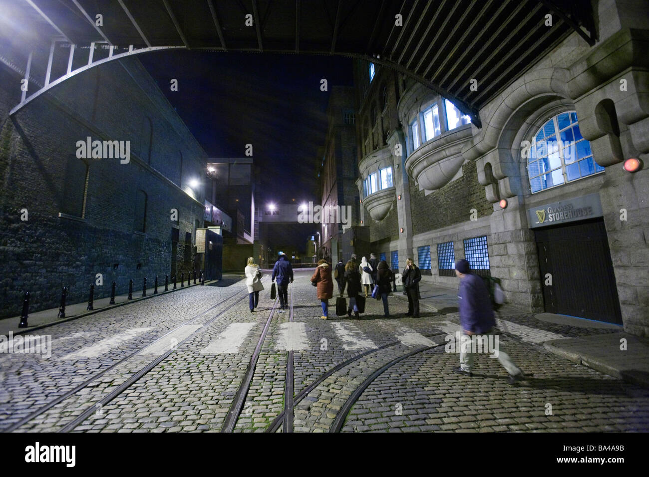 Guinness Storehouse uscita porta Dublino Irlanda Foto Stock