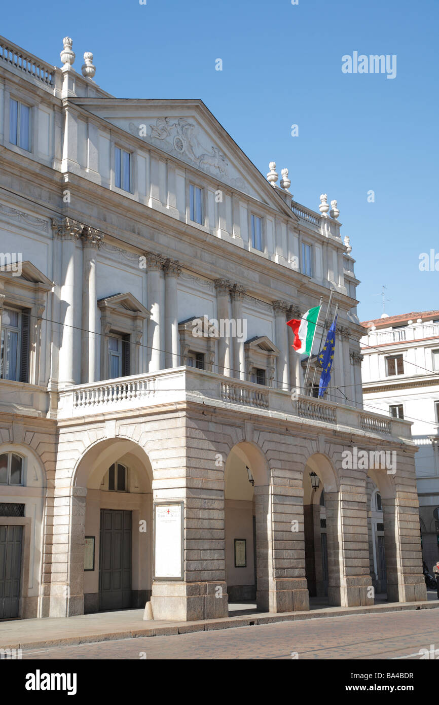 La Scala, Teatro dell'Opera, Milano, Italia Foto Stock