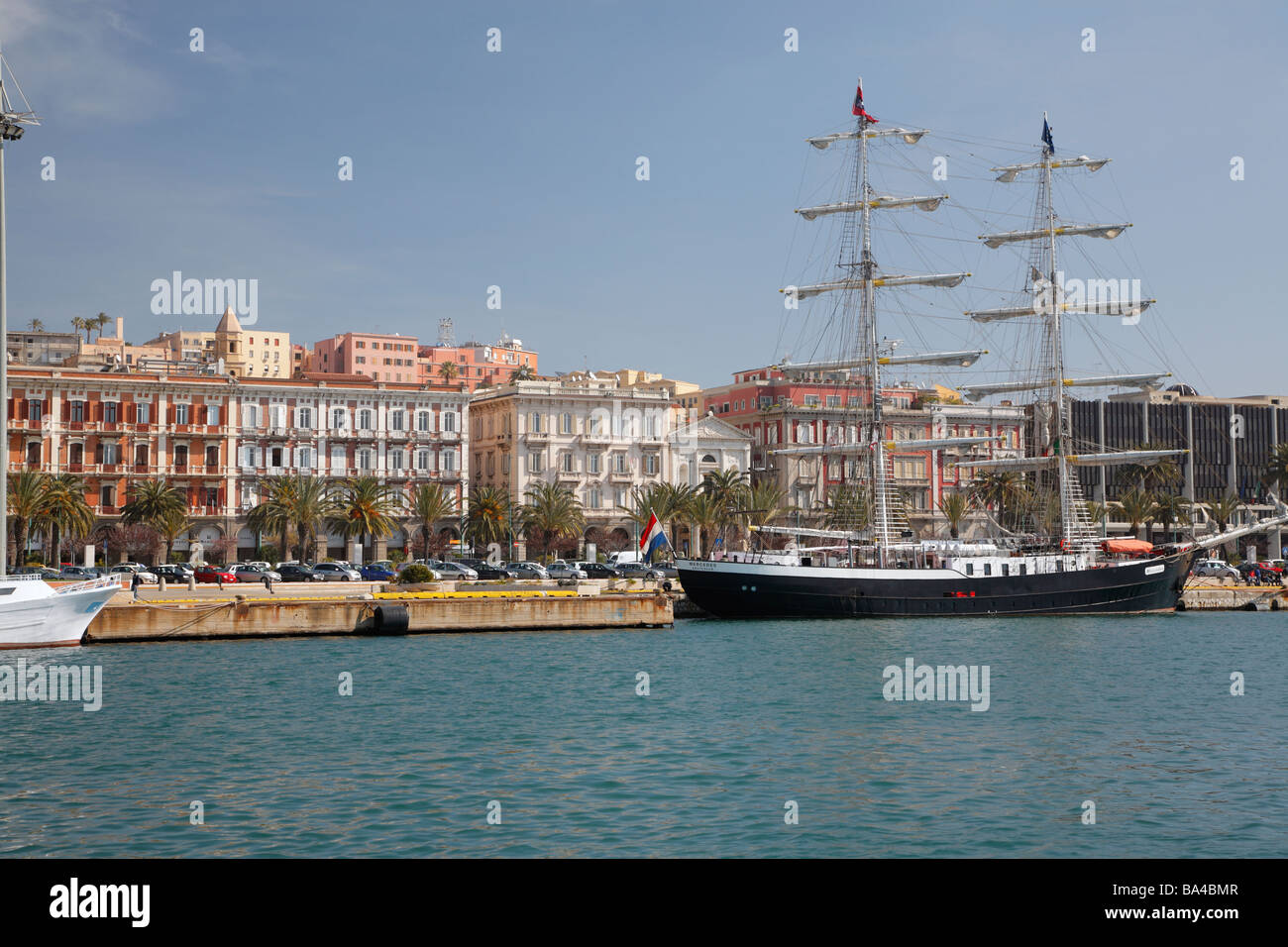 Porto di Cagliari, Sardegna, Italia Foto Stock