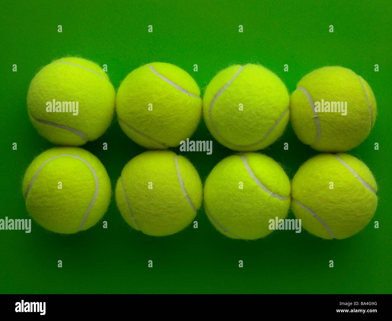 palle da tennis Foto Stock