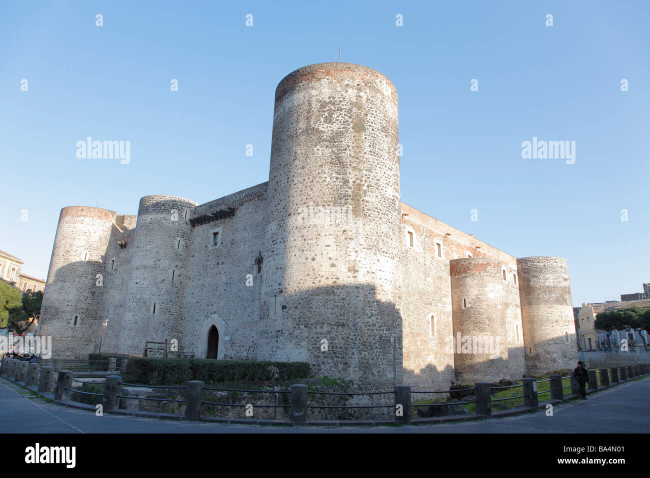 Castello Ursino, Catania, Sicilia, Italia Foto Stock