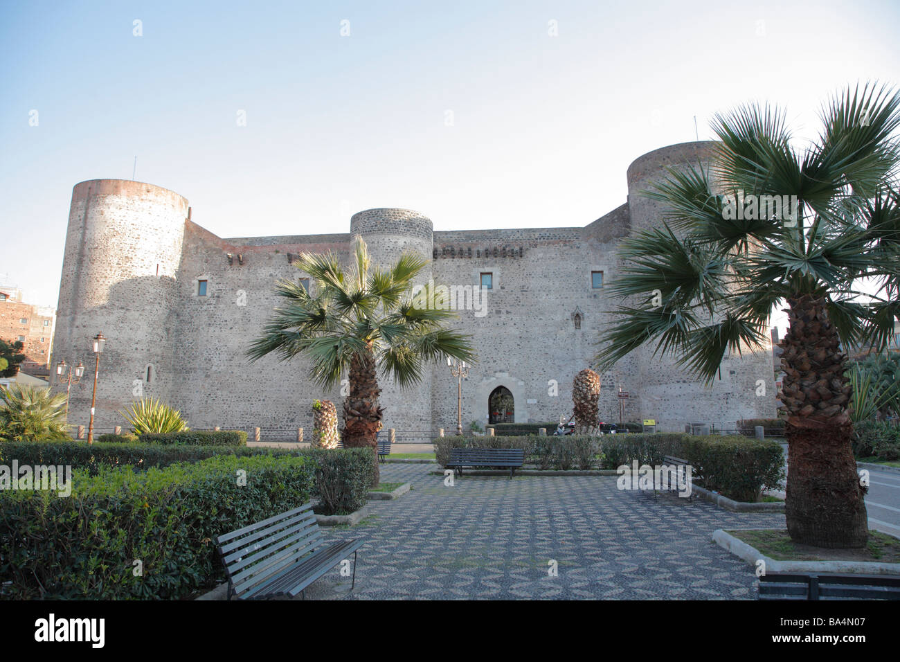 Castello Ursino, Catania, Sicilia, Italia Foto Stock