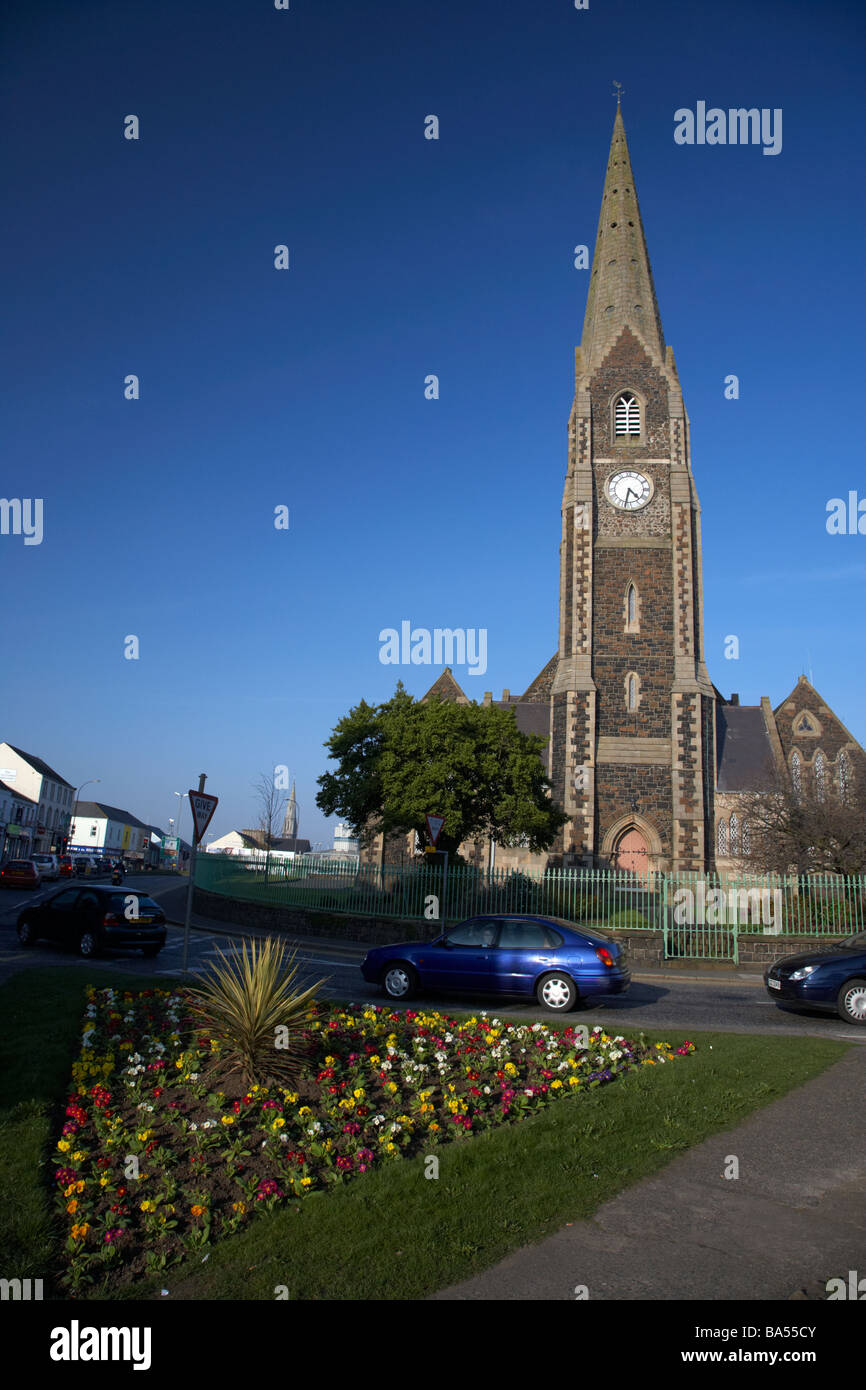 Chiesa anglicana di Irlanda shankill chiesa parrocchiale di Cristo redentore in lurgan centro città NELLA CONTEA DI ARMAGH NORTHERN irelnad regno unito Foto Stock