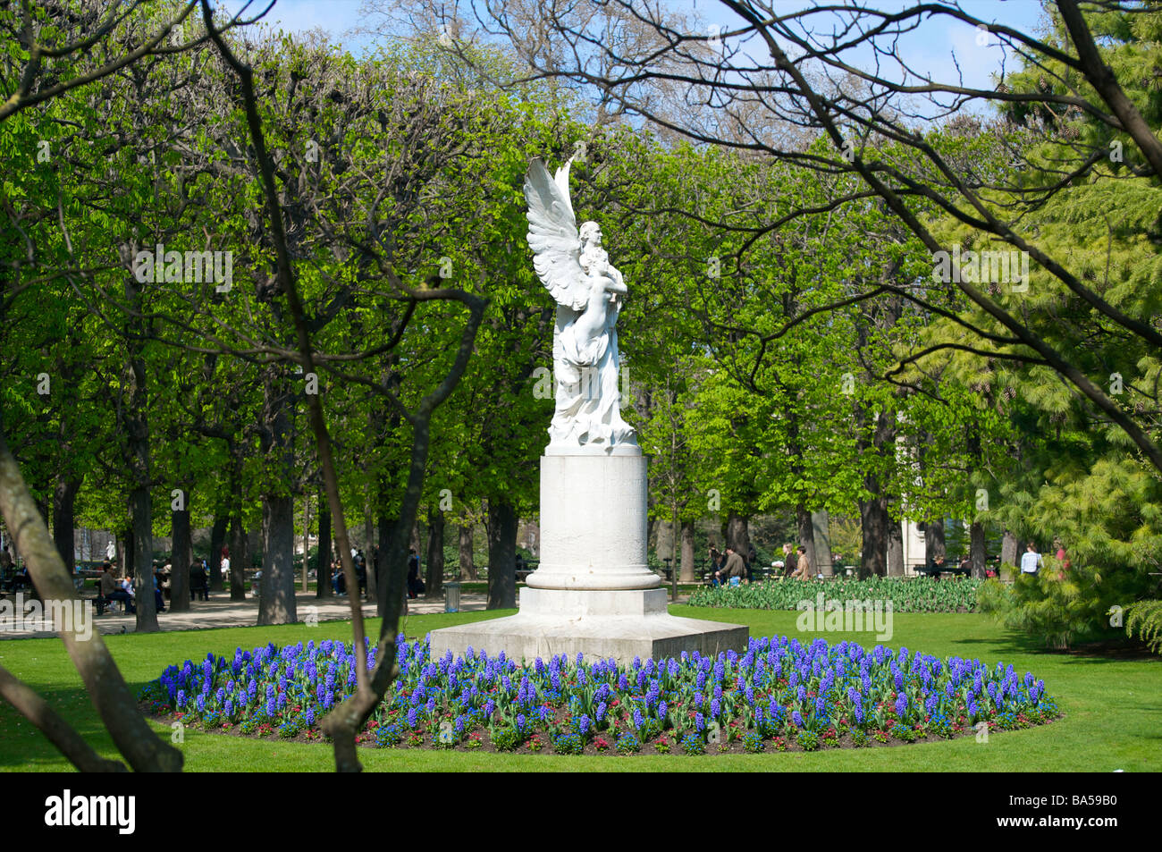 Monumento a Leconte de Lisle da Denys Puech nel Jardin du Luxembourg Parigi Francia Foto Stock