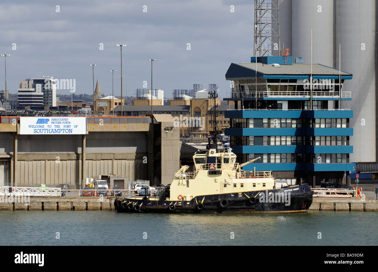 Porto di Southampton Southern England Regno Unito ABP waterfront edificio associati i porti britannici Foto Stock