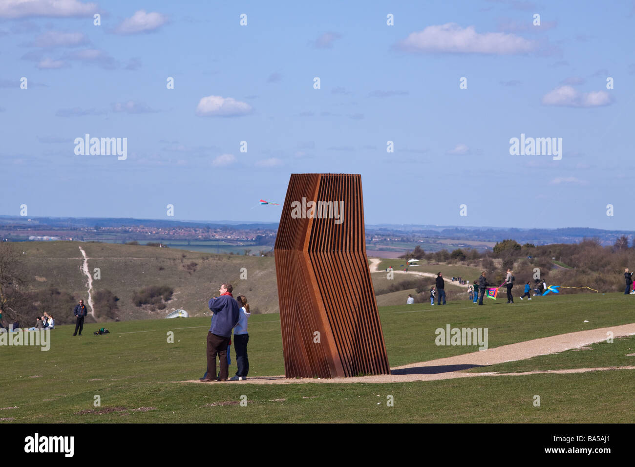 Dunstable Downs Bedfordshire Foto Stock