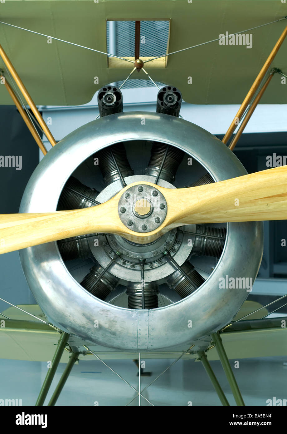 Un Sopwith Camel biplano Fighter B6313 costruito nel 1916 Foto Stock