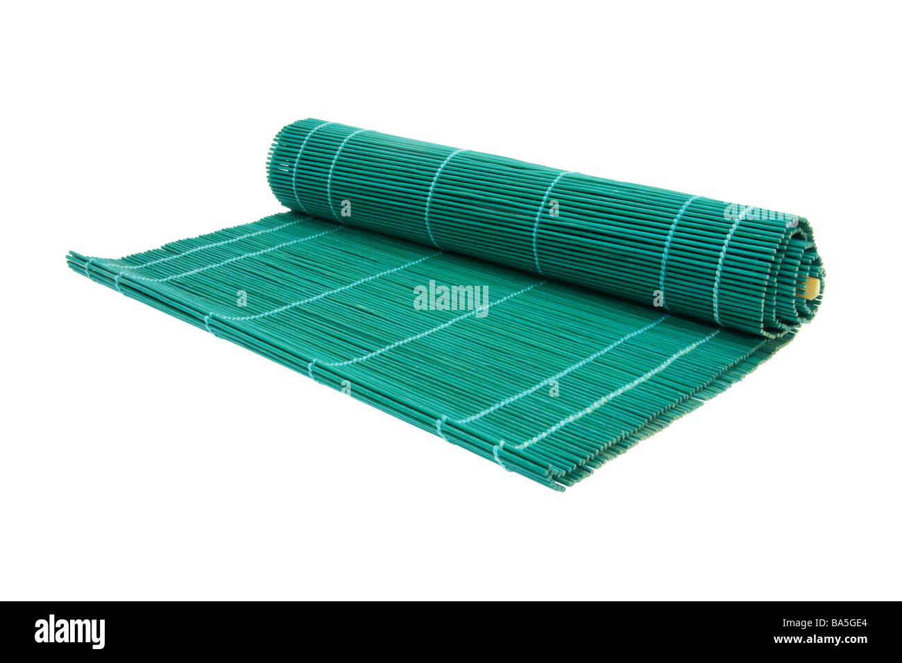Il bambù Sushi Mat Foto Stock