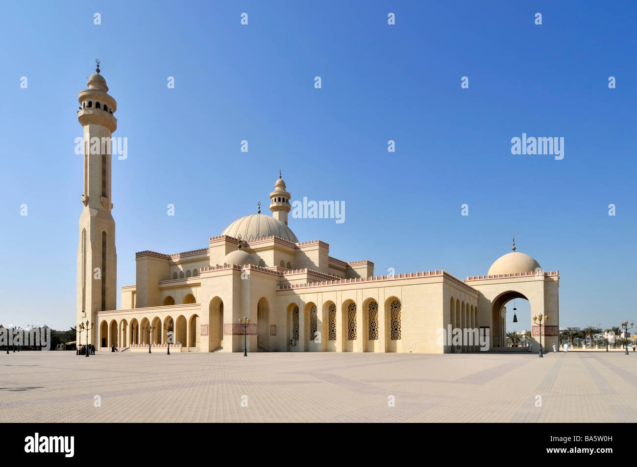 Manama Bahrain la grande moschea Foto Stock