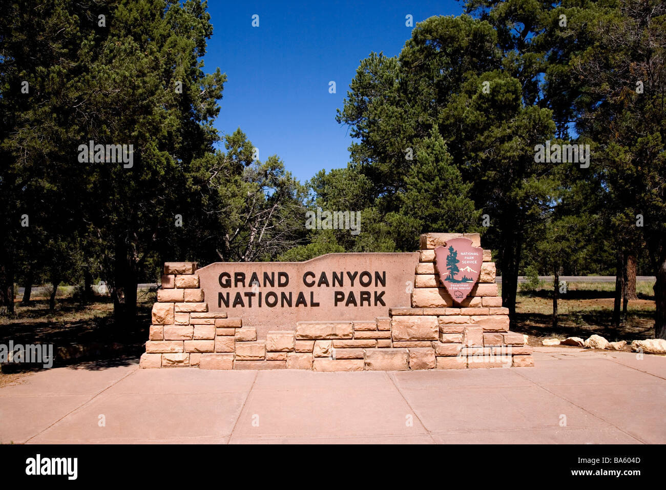 Stati Uniti d'America Arizona Parco Nazionale del Grand Canyon Foto Stock