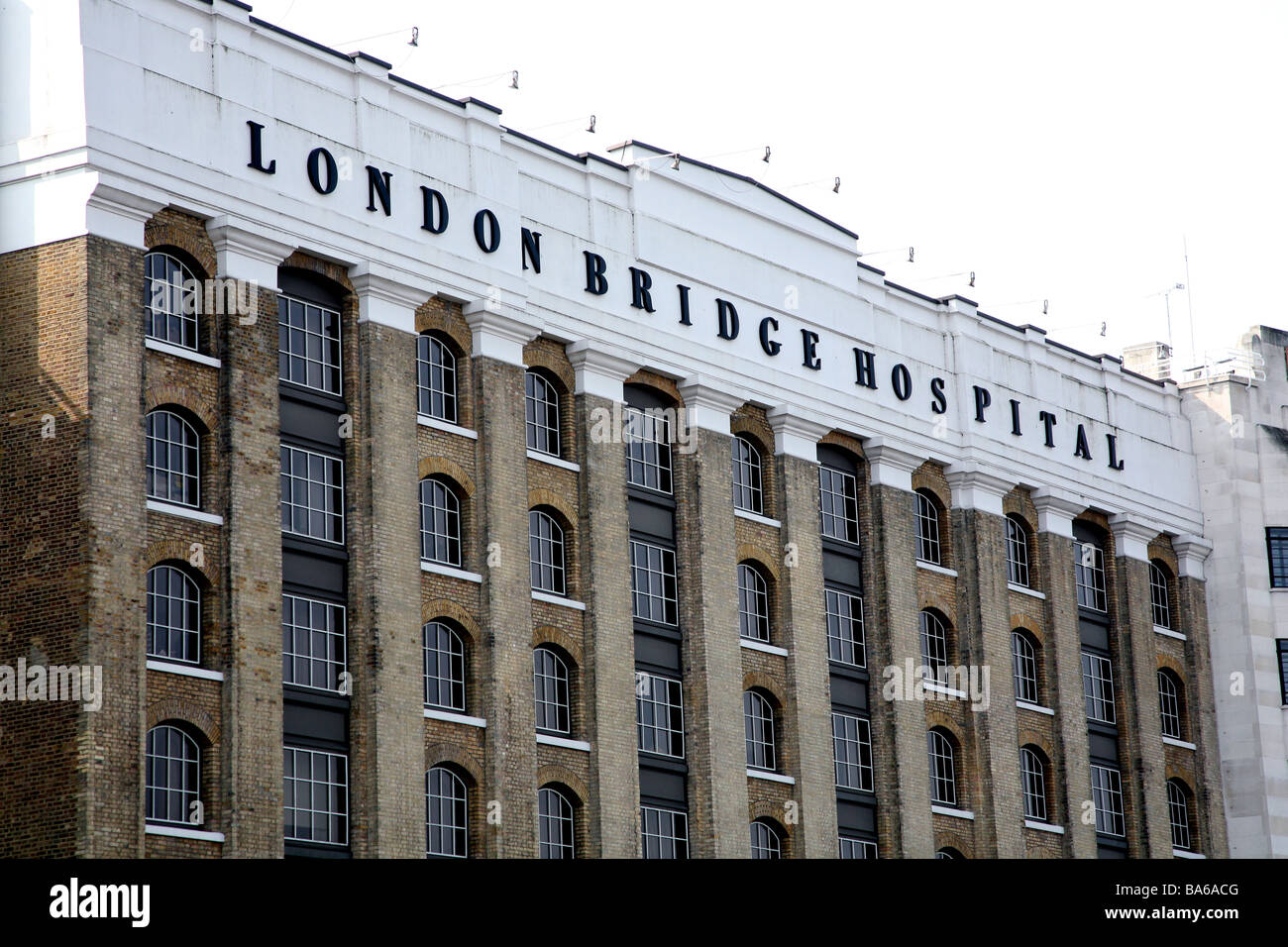 London Bridge Hospital - parte di HCA International più grande del mondo sanitario privato azienda Foto Stock