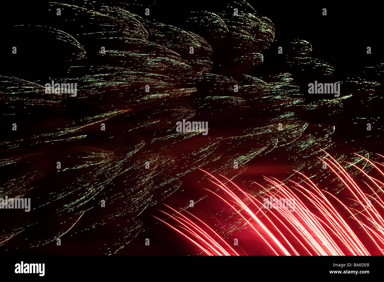 Fuochi d'artificio Foto Stock