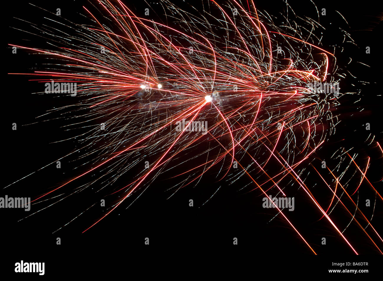 Fuochi d'artificio Foto Stock