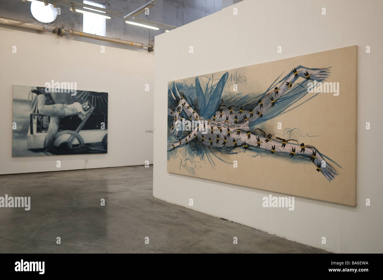 Galleria d'arte a Moganshan Shanghai China 2009 Foto Stock