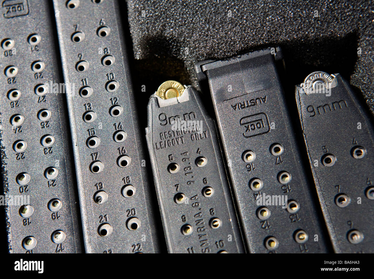 12 aprile 2009 Frederick Maryland di piccolo calibro munizioni fucile una penuria di munizioni ha colpito gli Stati Uniti Foto Stock