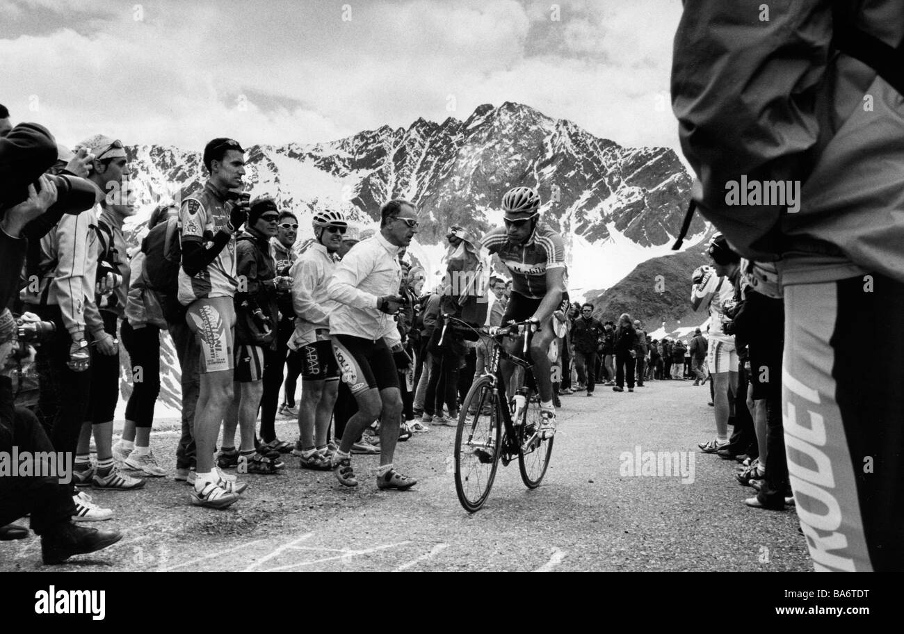 Passo Gavia giro d italia Foto Stock