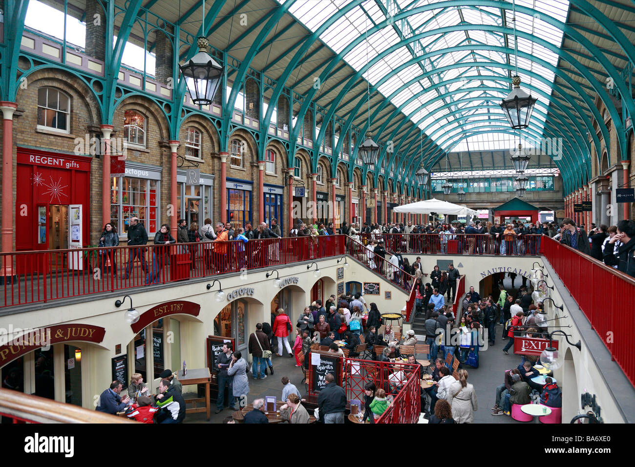 Mercato di Covent Garden, Londra, Inghilterra, Regno Unito. Foto Stock