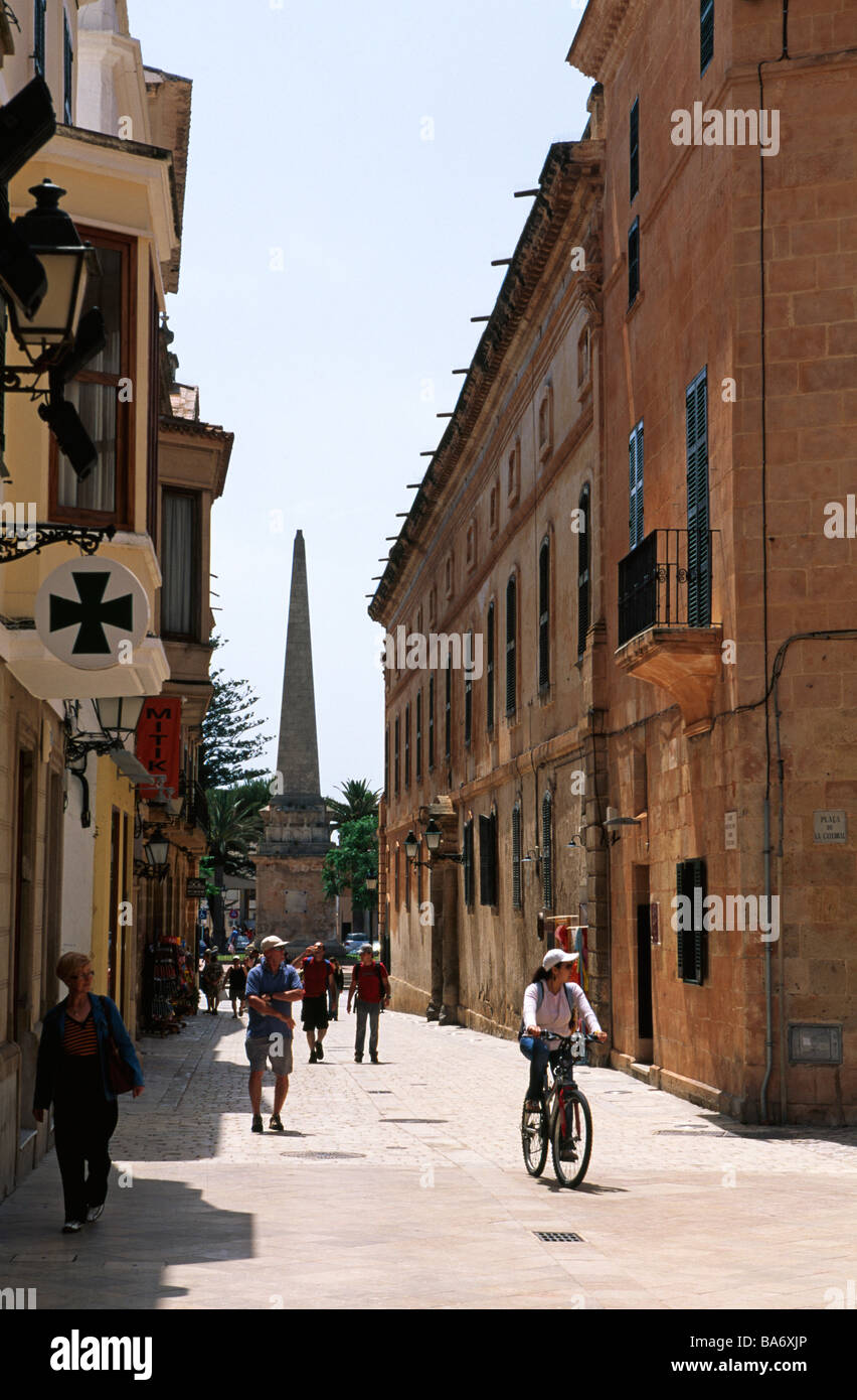 Ciutadella Minorca isole Baleari Spagna Foto Stock