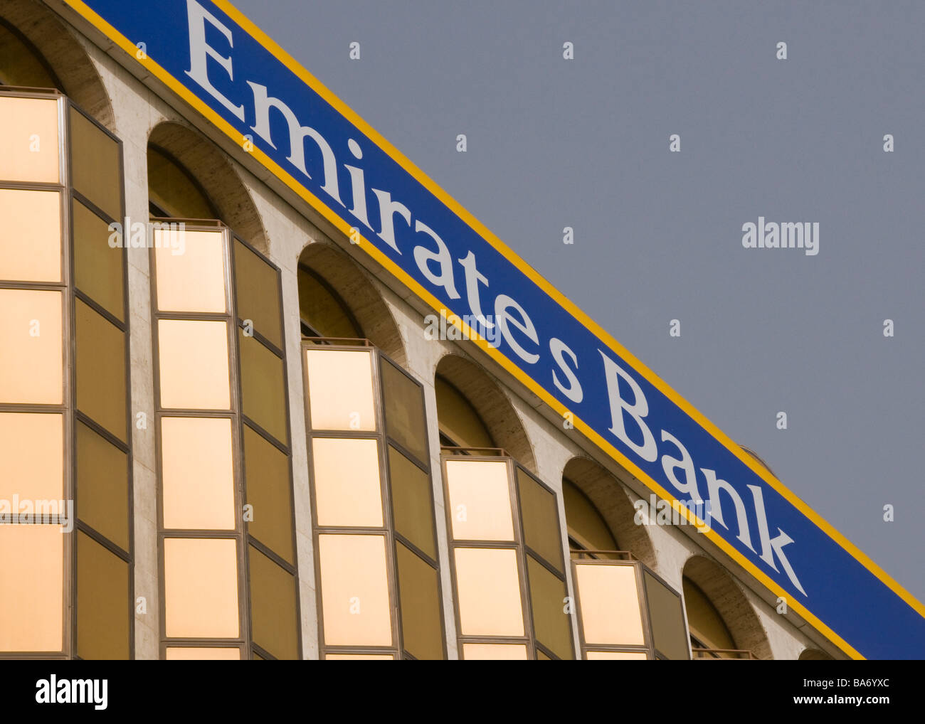 Emirates Bank Foto Stock
