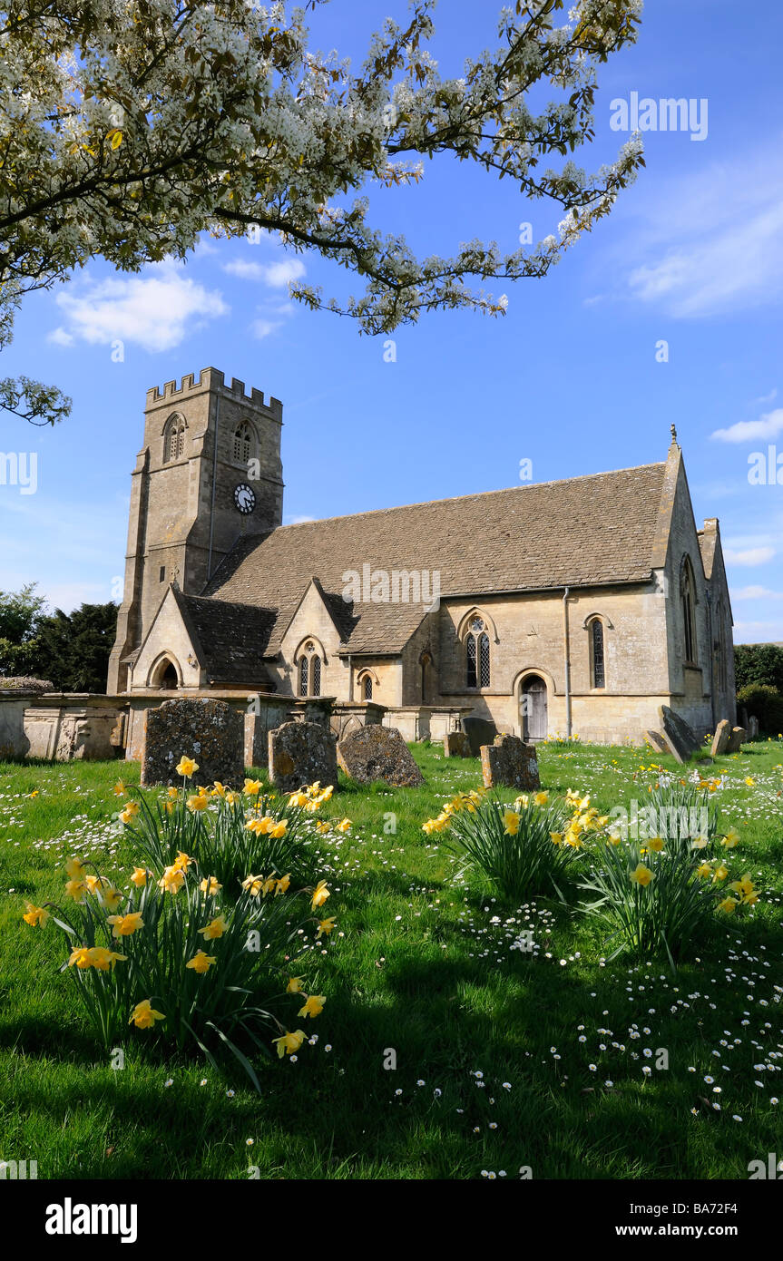 Chiesa di Santa Maria Maddalena, Hullavington - Wiltshire Foto Stock