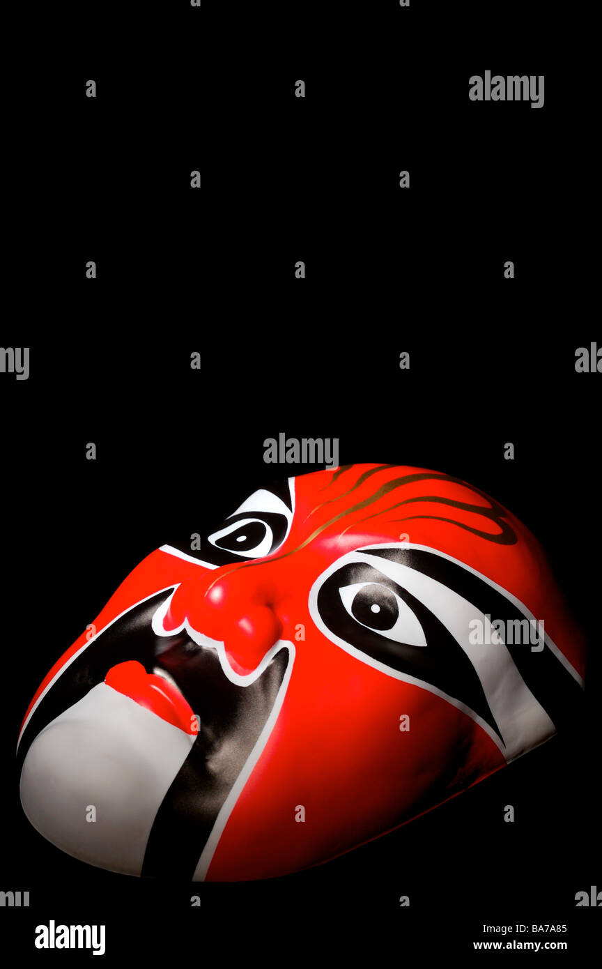 Close up della maschera cinese Foto Stock