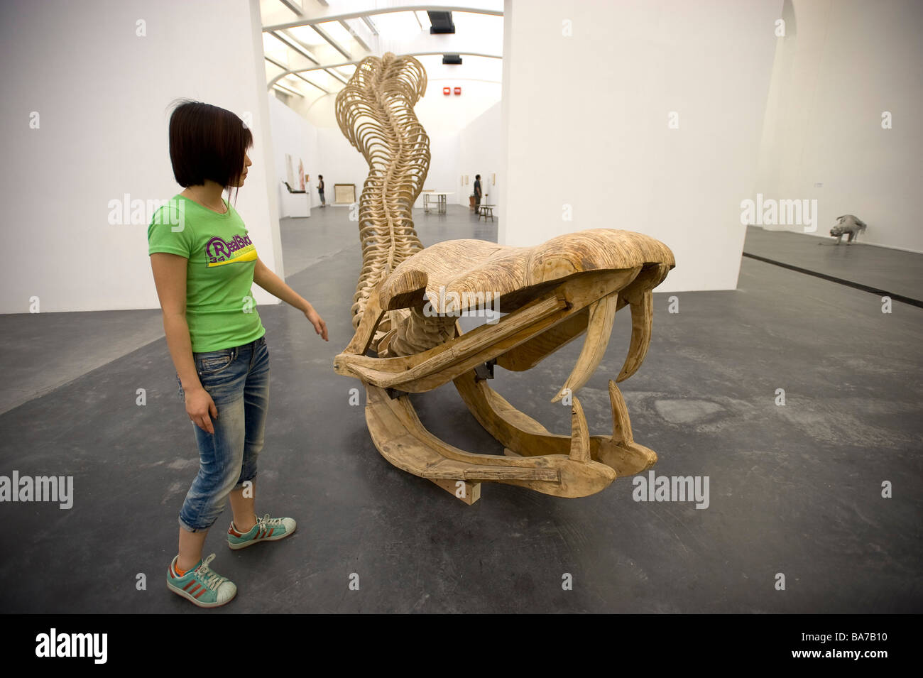 Cina, Pechino, Ullen è il centro di arte contemporanea nella fabbrica 798 a Dashanzi nel Distretto di Chaoyang Foto Stock