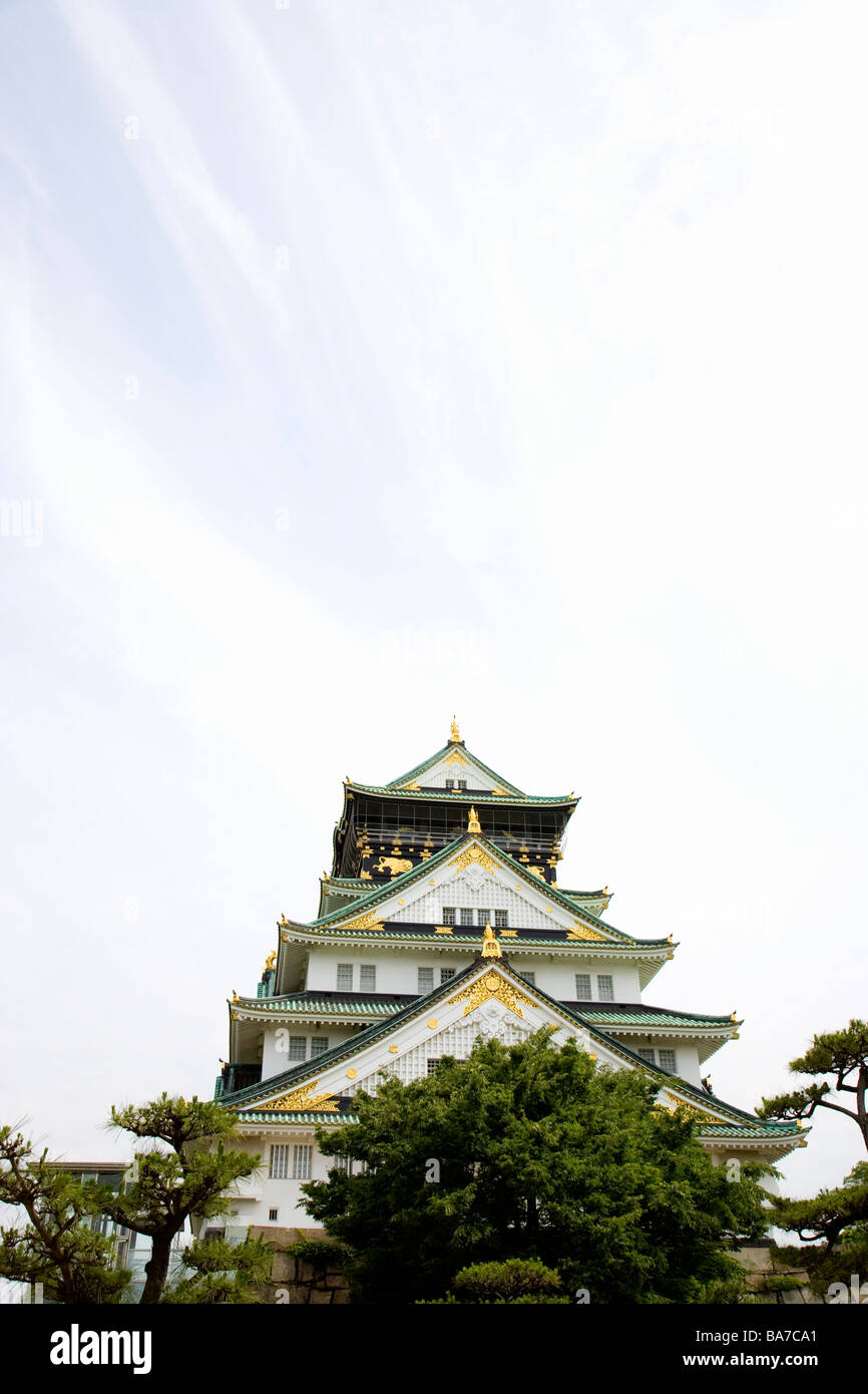 Il Castello di Osaka in Giappone Foto Stock