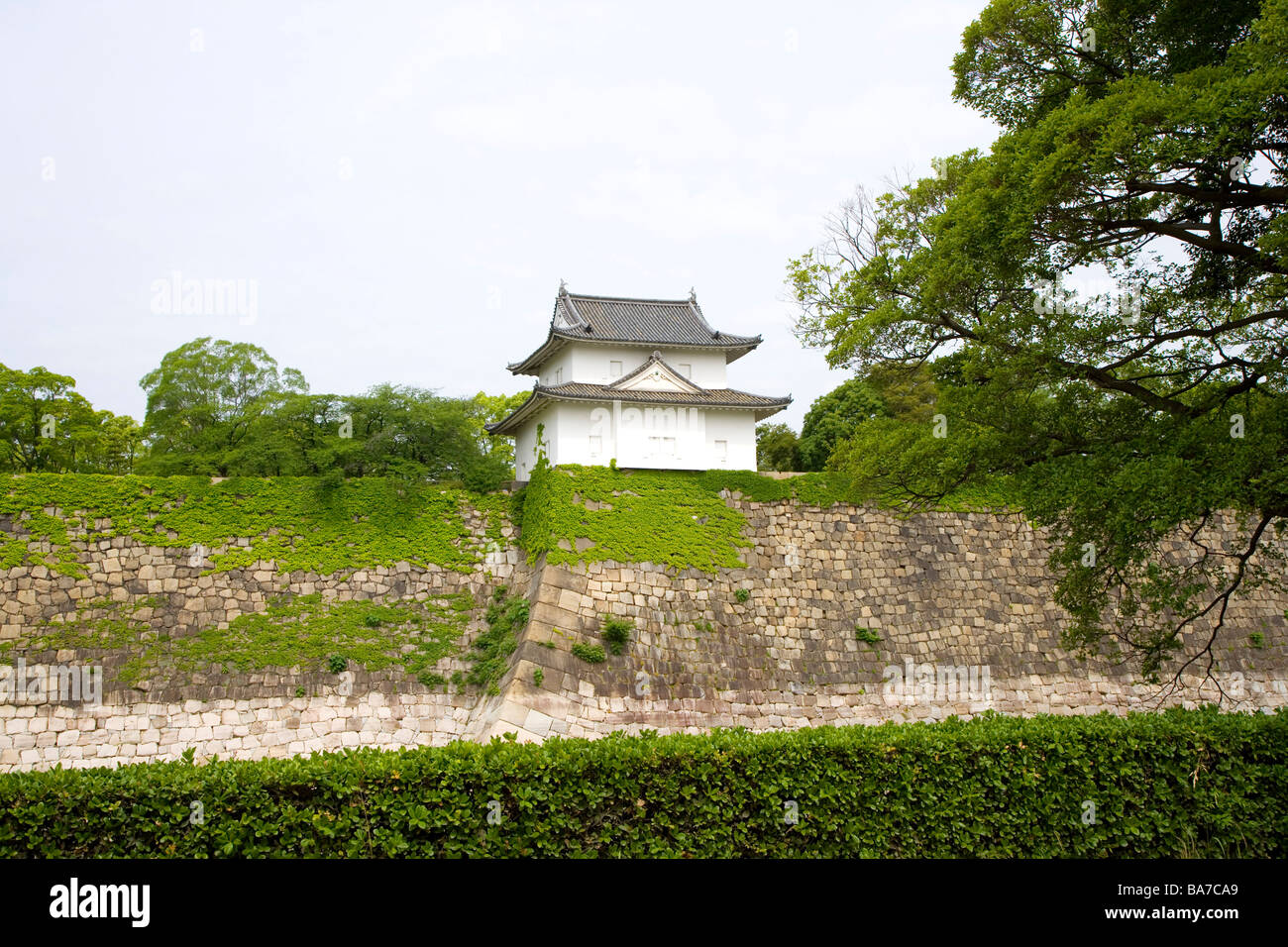 Il Castello di Osaka in Giappone Foto Stock