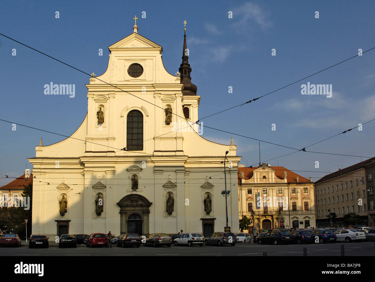San Thomas-Church, Brno, Bruenn, Repubblica Ceca Foto Stock