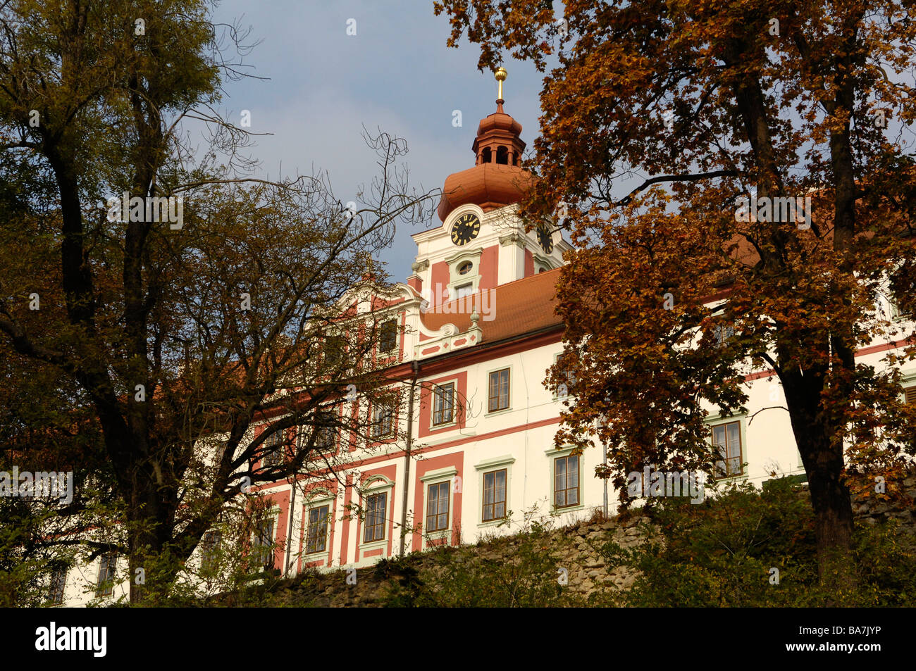 Castello Mnichovo Hradiste, Repubblica Ceca Foto Stock