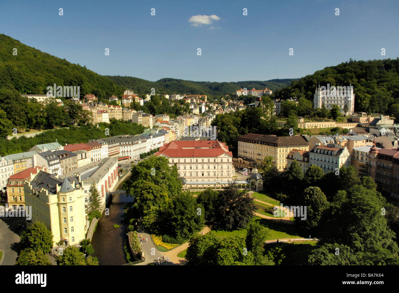 Vista di tipo Karlsbad, Repubblica Ceca Foto Stock