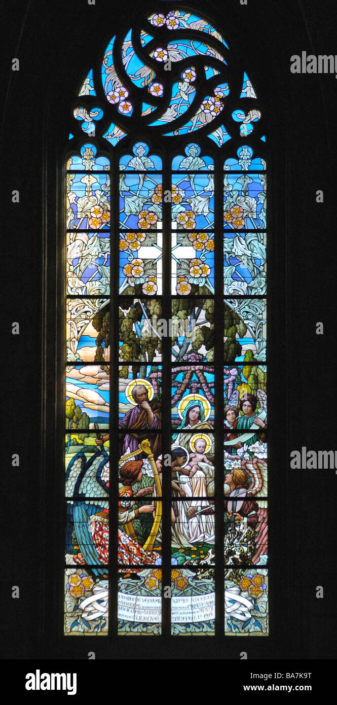 Cattedrale Santa Barbara, Kutna Hora, Repubblica Ceca Foto Stock
