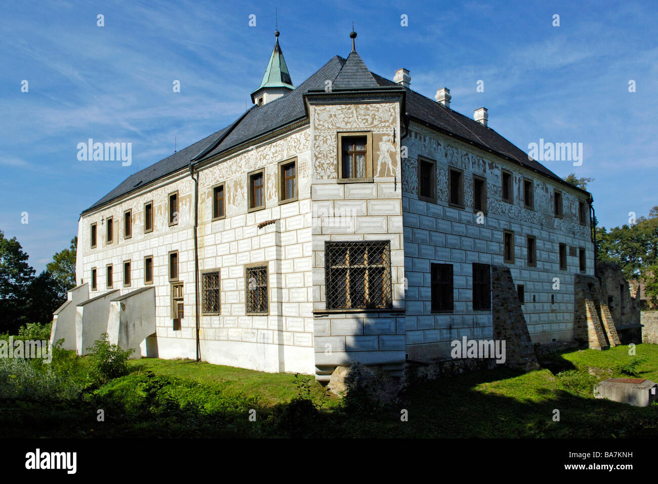 Castello, Prerov, Repubblica Ceca Foto Stock