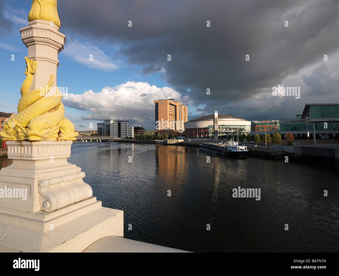 Waterfront Hall Belfast Irlanda del Nord Foto Stock