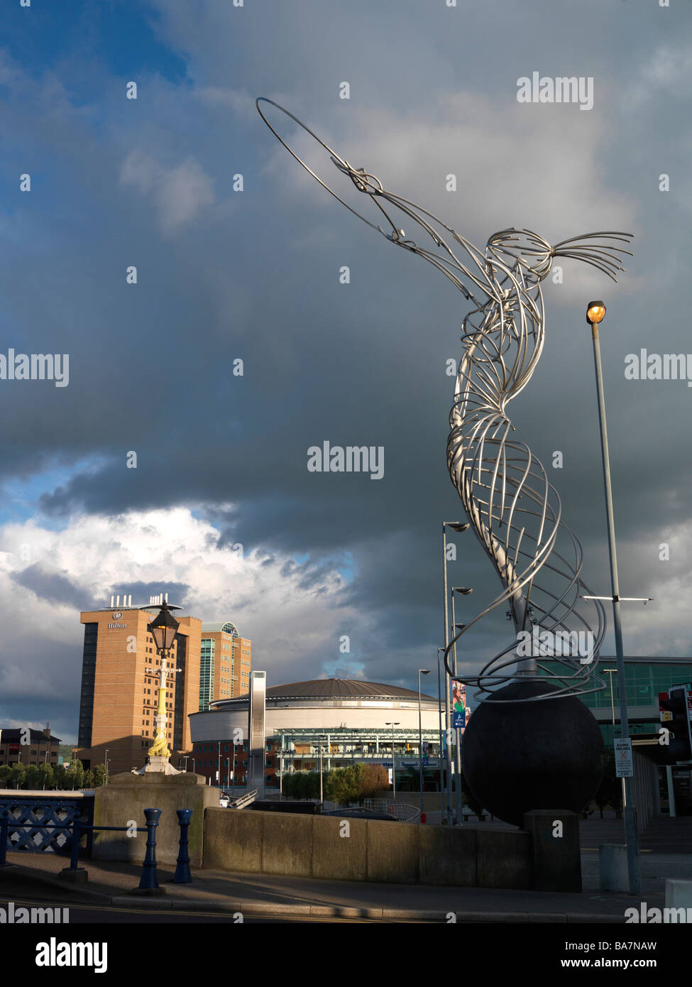 Waterfront Hall Belfast Irlanda del Nord Foto Stock
