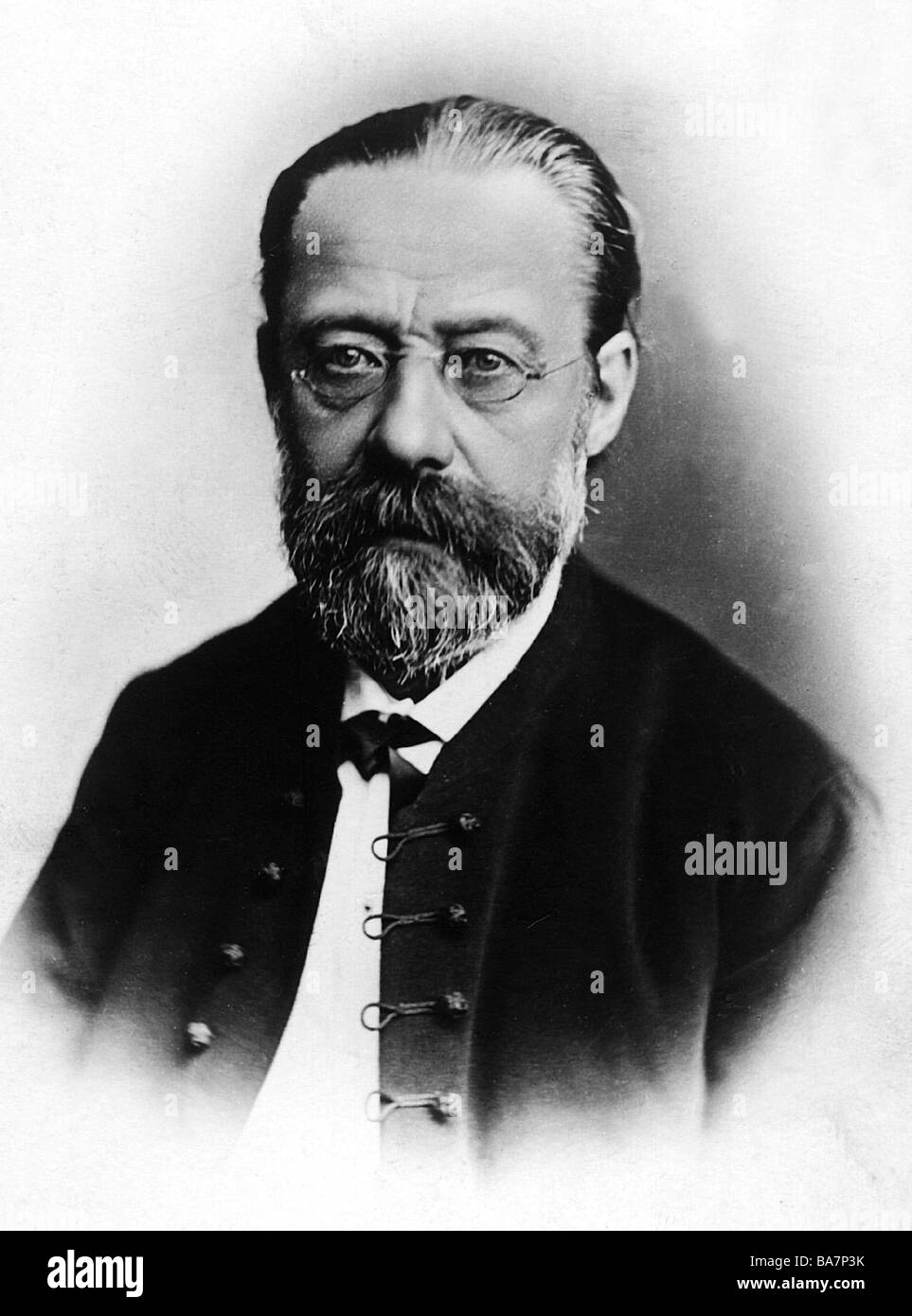 Smetana, Bedrich, 2.3.1824 - 12.5.1884, compositore ceco, pianista, ritratto, circa 1880, Foto Stock