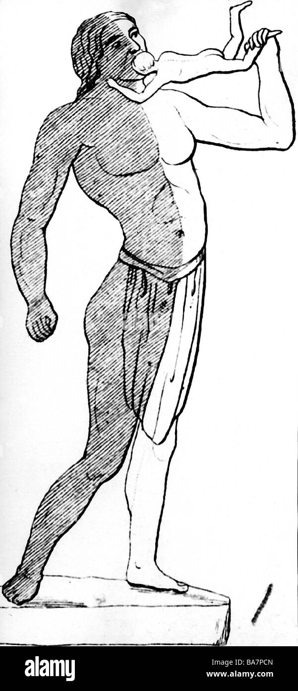 Hel (essere), divinità tedesca del mondo sotterraneo, figlia di Loki, a tutta lunghezza, mangiare umano, disegno, 19th secolo, Foto Stock