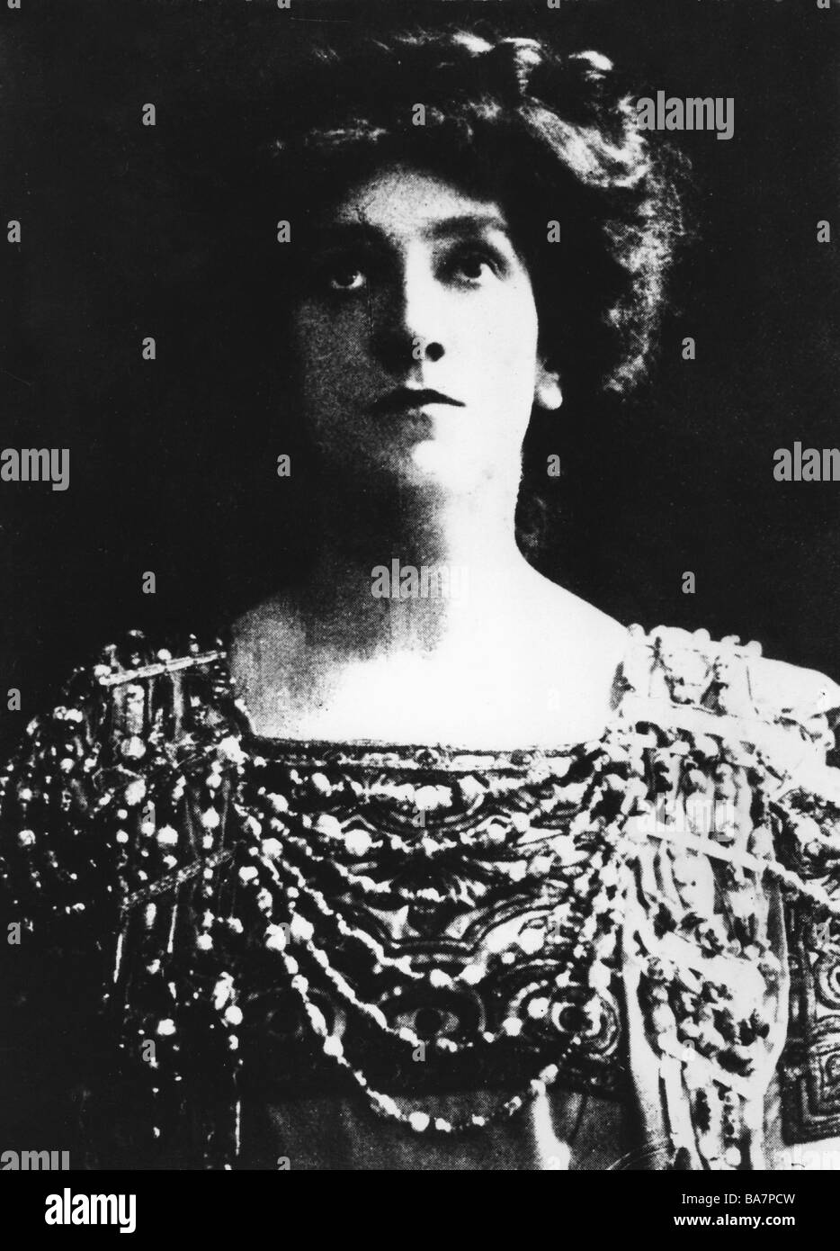 Wagner, Richard, 22.5.1813 - 13.2.1883, compositore tedesco, opere, opera 'Tristan und Isolde', la cantante Anna von Mildenburg come Isolde, ritratto, Foto Stock