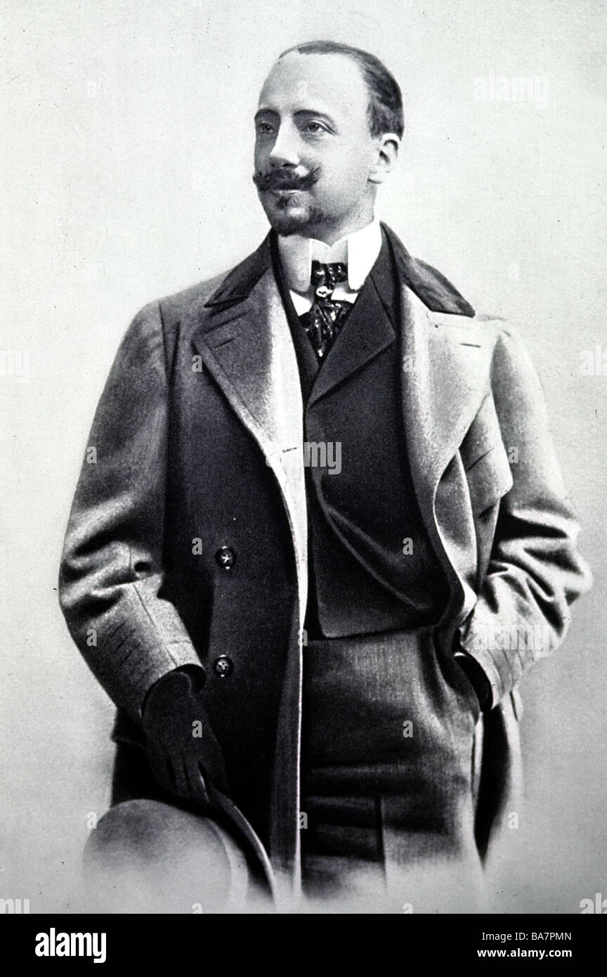 Annunzio, Gabriele d', 12.3.1863 - 1.3.1938, autore/scrittore italiano (poeta), di mezza lunghezza, inizio 20th secolo, , Foto Stock