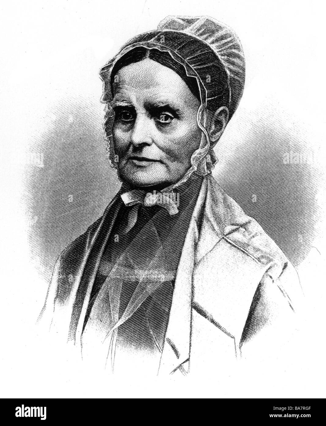Mott, Lucrezia, 3.1.1793 - 11.11.1880, attivista della destra femminile britannica, ritratto, 19th secolo, Foto Stock