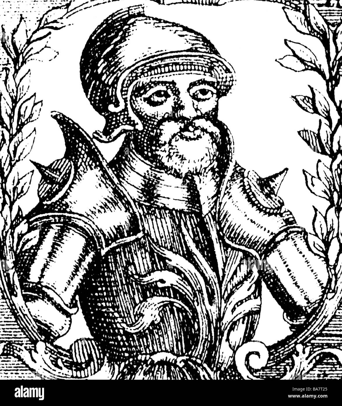 Alberto l'Orso, circa 1100 - 18.11.1170, Margravio di Brandeburgo, metà lunghezza in armatura, legno tagliato, 15th secolo, Foto Stock