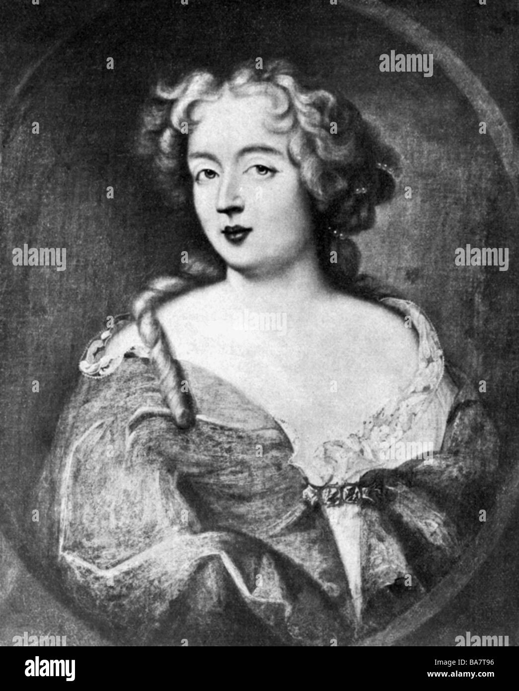 La Valliere, Louise Francoise de, Duchessa, 6.8.1644 - 6.6.1710, signora della corte francese, ritratto, dopo litografia, 19th secolo, , Foto Stock