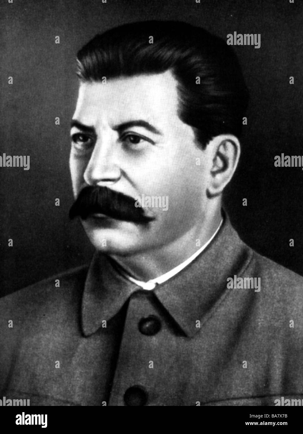 Stalin, Joseph Vissarionovich, 18.12.1879 - 5.3.1953, statista sovietico, Segretario generale del Partito Comunista dell'Unione Sovietica 1922 - 1953, ritratto, pittura, Foto Stock